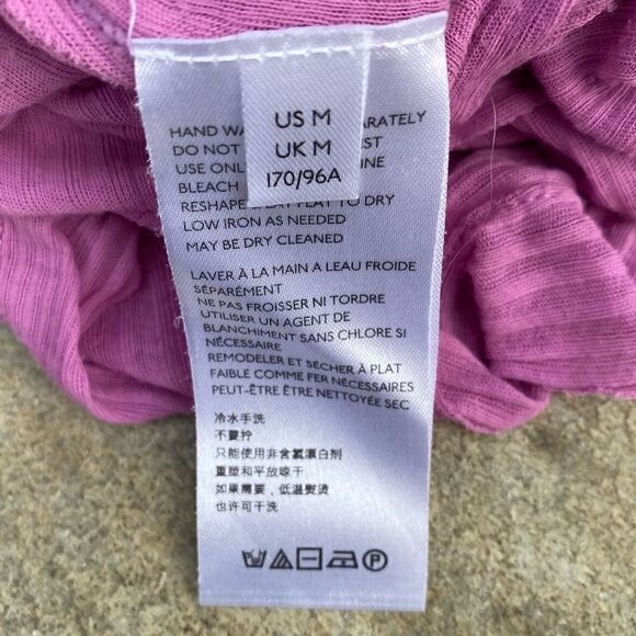 We the Free/Free People Purple/Pink Sadie V Neck Dolman Tee. Size Medium. EUC! - Picture 9 of 11